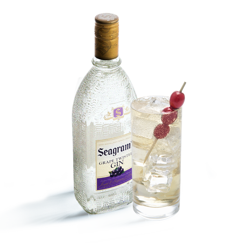 Grape Twisted Gin bottle