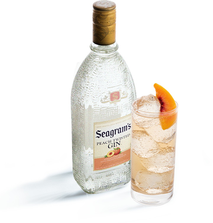 Peach Twisted Gin bottle