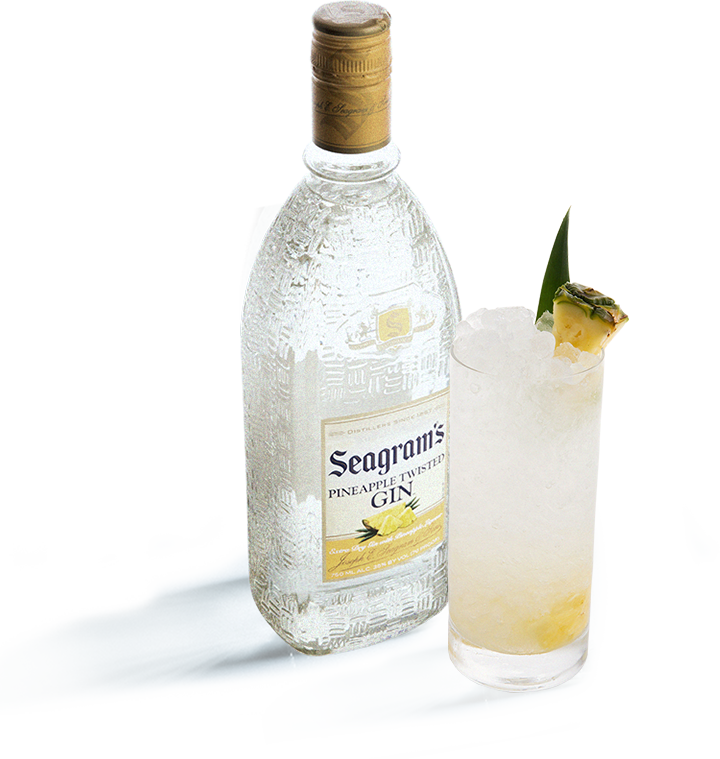 Pineapple Twisted Gin bottle
