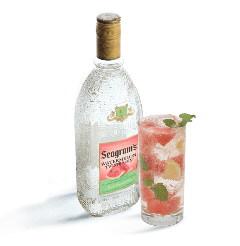 Watermelon Twisted Gin® bottle